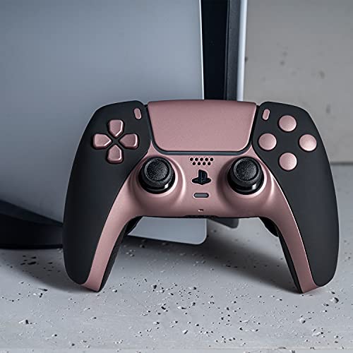 AimControllers Mando PS5 Personalizado - Sony PlayStation 5 Mando Inalambrico - DualSense PS 5 Joystick - Mando PS5 Sony Original - PS5 Controller - Remap - Smart Triggers Golden - Venus