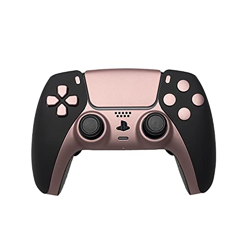 AimControllers Mando PS5 Personalizado - Sony PlayStation 5 Mando Inalambrico - DualSense PS 5 Joystick - Mando PS5 Sony Original - PS5 Controller - Remap - Smart Triggers Golden - Venus