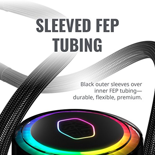 (AIO Liquid Cooler, ML120R ARGB) - COOLMASTER MLX-D12M-A20PC-R1 - MasterLiquid ML120R RGB AIO CPU Cooler