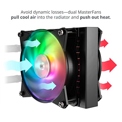 (AIO Liquid Cooler, ML120R ARGB) - COOLMASTER MLX-D12M-A20PC-R1 - MasterLiquid ML120R RGB AIO CPU Cooler
