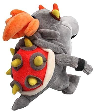 AKLDPD 17 cm Mario Bros 3D Land Bone Kuba Dragon Toy Relleno Cumpleaños Niños Toy Relleno Bowser Koopa JR Peluche Muñeca Peluche Toy Relleno Suave para el Regalo