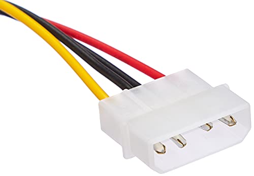 Akyga AK-CA-17 - Cable adaptador (conector Molex macho a conector SATA hembra HDD/SSD, 15 cm)