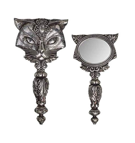 Alchemy Gothic Sacred Cat Hand Mirror