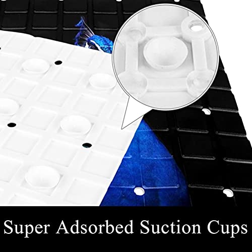 Alfombrilla antideslizante para bañera de bebé antideslizante con ventosas Animal pavo real bañeras masaje ducha Mat