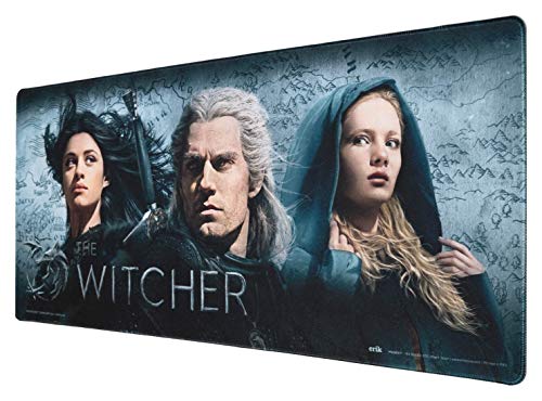 Alfombrilla ratón The Witcher - Alfombrilla gaming - Mousepad XXL - Accesorios The Witcher/ Alfombrilla XXL - Alfombrilla escritorio - Tapete escritorio - Alfombrilla ratón ideal accesorio gamer