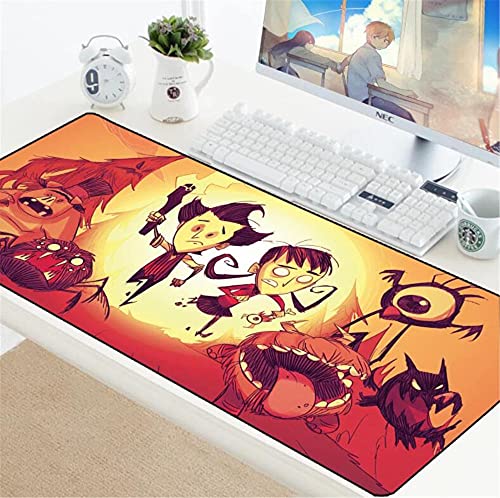 Alfombrillas de ratón Alfombrilla De Ratón Dont Starve Teclado Pc Anime Alfombrilla De Ratón para Juegos De Ordenador Grande Protector De Escritorio 300X600X3Mm