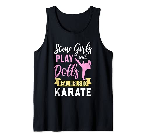 Algunas Chicas Juegan Con Muñecas Chicas Reales Hacen Karate - MMA Girl Camiseta sin Mangas