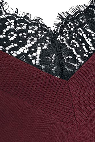 Alicia en el País de Las Maravillas Off with Their Head Mujer Sudadera Burdeos L