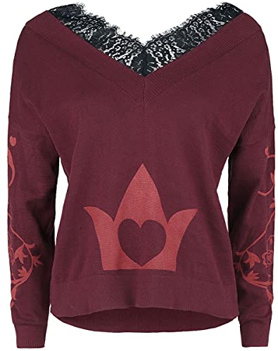 Alicia en el País de Las Maravillas Off with Their Head Mujer Sudadera Burdeos L