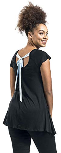 Alicia en el País de Las Maravillas We're All Mad Here Mujer Camiseta Negro S