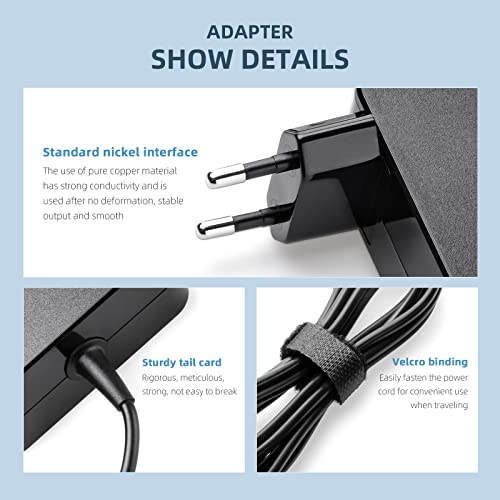 Alimentación 65W Cargador de PC portátil 19V 3.42A para ASUS F550C F555L F555C F555U F550L F551M F554 F554LA F554L F554LA X550C X552C X551 X554L X52J Adaptador de Corriente para computadora portátil