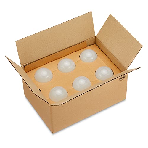 Amazon Basics - Bombilla rosca Edison LED Profesional E27, equivalente a 100 W, blanco frío, no regulable, paquete de 6