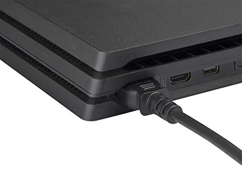 Amazon Basics – Cable de alimentación de repuesto para PlayStation 4 Pro, 2 metros, Negro (versión UE)