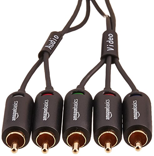 Amazon Basics - Cable de vídeo por componentes con audio (1,8 m)