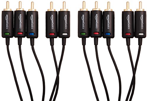 Amazon Basics - Cable de vídeo por componentes con audio (1,8 m)
