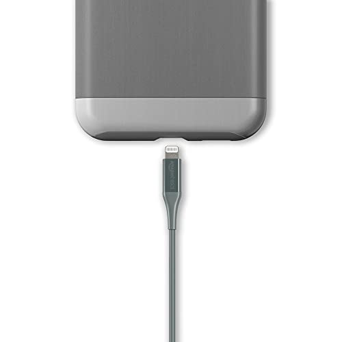 Amazon Basics - Cable Lightning a USB-A, colección de avanzada, cargador para iPhone certificado por MFi, color verde (Midnight Green), 1,82 m