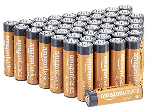 Amazon Basics - Pilas alcalinas AA de 1,5 voltios, gama Performance, paquete de 48 (el aspecto puede variar)
