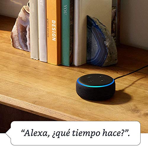 Amazon Echo Dot (3.ª generación) tela de color antracita + Amazon Music Unlimited (6 meses GRATIS con renovación automática)