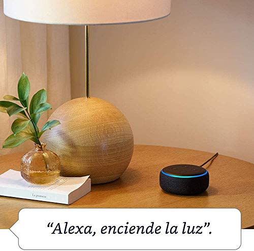 Amazon Echo Dot (3.ª generación) tela de color antracita + Amazon Music Unlimited (6 meses GRATIS con renovación automática)