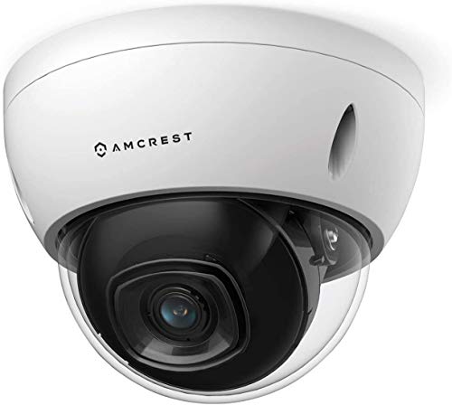 Amcrest 5MP POE Cámara de seguridad IP5M-D1188EW-28MM POE IP, 5 Mpx, 98 pies NightVision, lente de 2,8 mm, IP67, resistencia IK10, MicroSD de 256 GB (se vende por separado), Cloud (IP5M-D1188EW-28MM)