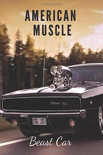 American Muscle Notebook: Motivational Notebook, Journal, Diary, Project Planner Notebook, (110 Pages, notes  checkerede, 6 x 9)