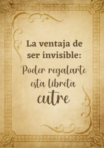 Amigo invisible Libreta - Regalo amigo invisible: gracioso y divertido para hombre, mujer o adolescentes. Incluso es una idea original para regalar a compañeros o jefe de trabajo. Notebook A5 Español