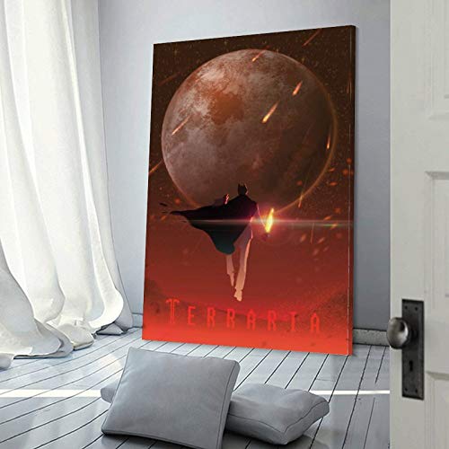 AMINIT Terraria - Póster decorativo de 4 pósteres para pared, diseño de juego de terraria, 30 x 45 cm