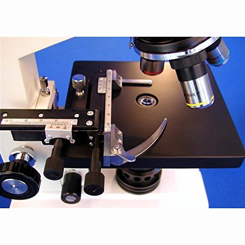 AmScope B100B-MS 40X-2000X Microscopio binocular biol-gico con platina mec-nica