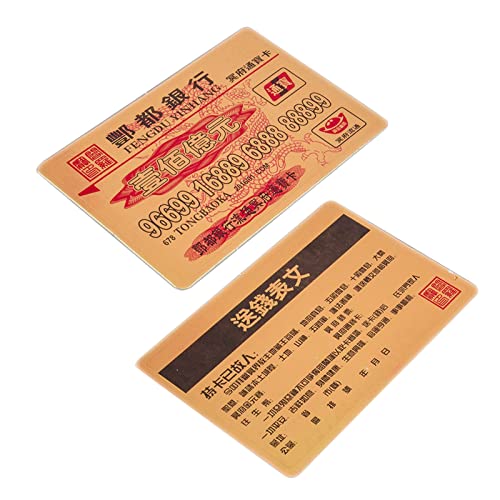 Ancestor Money con Tarjeta de Crédito, 400 Piezas Joss Paper Ancestor Money - Billetes de Banco Del Infierno de 1000 Dólares, Fortalece la Conexión con Tus Antepasados, Trae Buena Suerte Y Riqueza