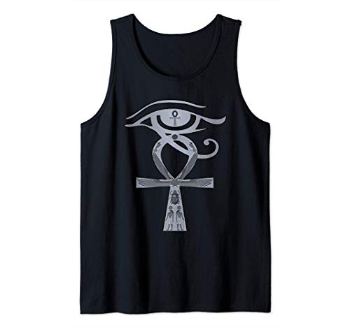 Ancient Egypt Egyptian God Horus Ankh Camiseta sin Mangas