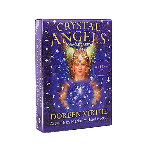 Ángeles de Cristal Oracle Tarjetas,Crystal Angels Oracle Cards,Only Tarot,Tarot Cards