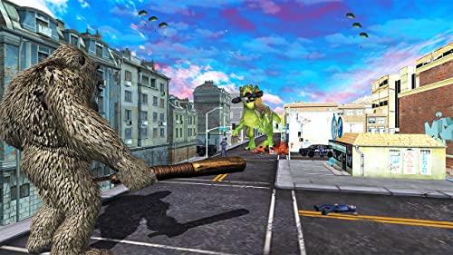 Angry Gorilla VS Monster Godzilla Dinosaur City Smash Rampage Attack And King Kong Games: Giant Animal Fighting Games 3D