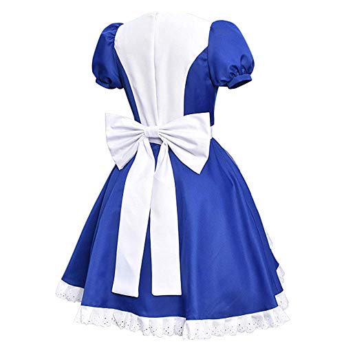 Anime Alice: Madness Returns Cosplay Disfrac,Lolita Maid Dress utilizado para las mujeres Halloween Navidad Carnaval fiesta temática Cosplay conjunto completo