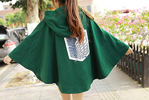Anime Cosplay Hombre The Wings of Freedom Hoodie Shingeki no Kyojin Cape