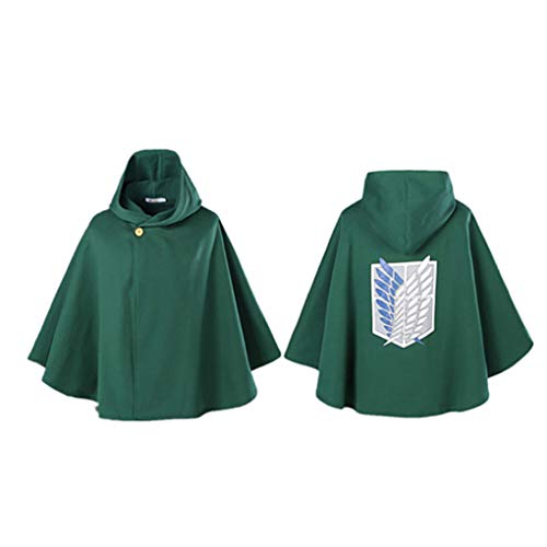 Anime Cosplay Hombre The Wings of Freedom Hoodie Shingeki no Kyojin Cape