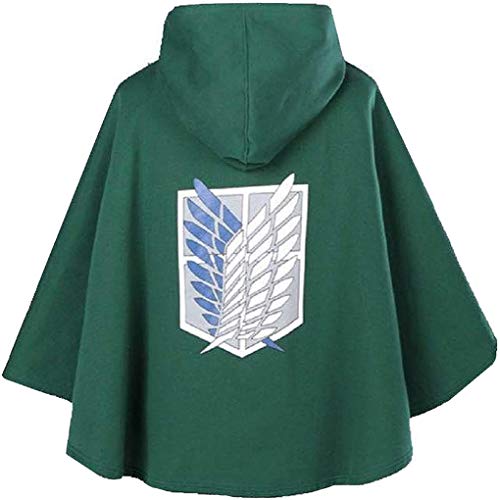 Anime Cosplay Hombre The Wings of Freedom Hoodie Shingeki no Kyojin Cape