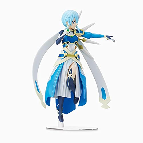 Anime Figur Sega Sword Art Online Alicization Göttin Yuuki Asuna Stacia Leafa Terraria Sinon Solus PVC Actionfigur Sammlermodell Spielzeugpuppe Weihnachtsgeschenke 23Cm