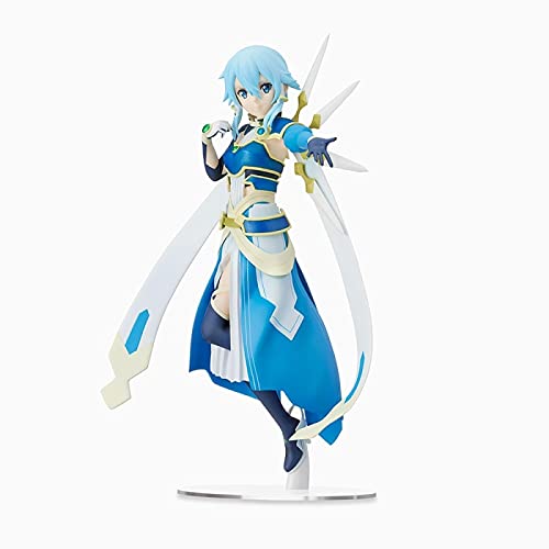 Anime Figur Sega Sword Art Online Alicization Göttin Yuuki Asuna Stacia Leafa Terraria Sinon Solus PVC Actionfigur Sammlermodell Spielzeugpuppe Weihnachtsgeschenke 23Cm