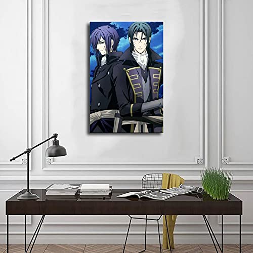 Anime Hakuoki 31 - Póster de lienzo para pared (50 x 75 cm)