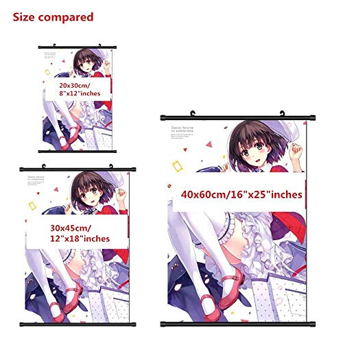 Anime Scroll Paintings Cartoon Characters Hanging Poster Home Decor Wall Poster Painting One Punch Man