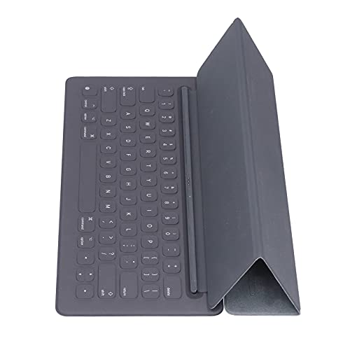 Annadue Teclado Inalámbrico Portátil para iPad Pro De Primera/Segunda Generación (2015-2017), Teclado De Tableta PC De 12,9 Pulgadas, Teclado Plegable Inteligente De 64 Teclas, Negro