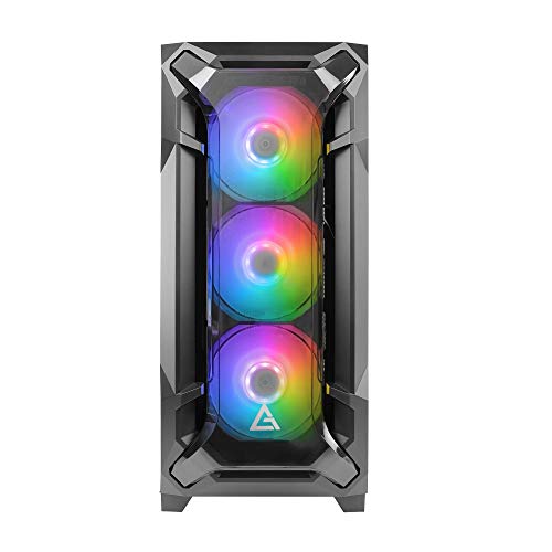 Antec Dark League Dark Fleet DF600 con Ventana de Cristal.