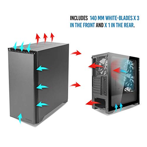 Antec Performance Series P82 Flow ATX - Caja de Torre Media, Color Blanco