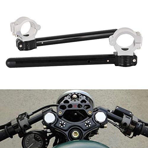 AnXin 36mm 7/8 "motocicleta clip manillar manillar barras CNC horquilla tubo reemplazable ajuste para Kawasaki H1 Z1 EL EX KL KLX KXT EN KH KZ Cafe Racer Clip en moto regular