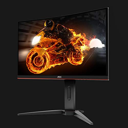 AOC Monitor Gaming C27G1 - 32" Curved 1800R, QHD, 144Hz, VA, 1ms, FreeSync Premium, 2560x1440, 300 cd/m, HDMI 1x1.4 / 1x2.0, Displayport 1x1.2