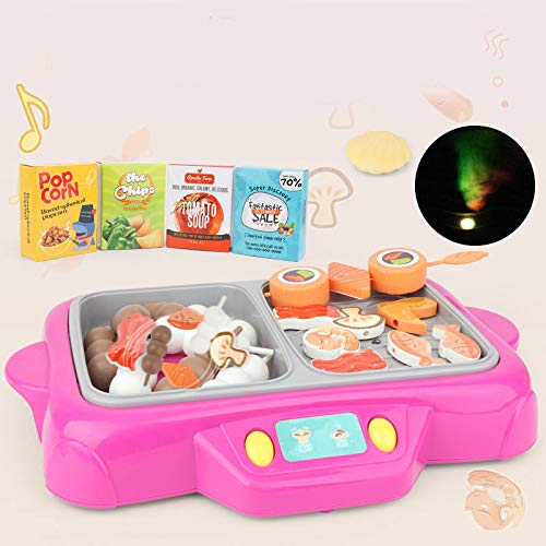 Aoten Cooking Toy - Juego de juguetes para niños 2 en 1 con sonido a vapor y efecto lumínico.