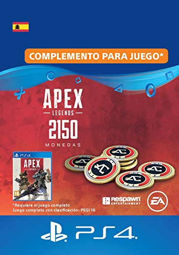 APEX Legends: 2,150 Coins (PSN Wallet Top-Up) | Código de descarga PSN - Cuenta española