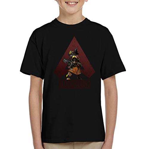 Apex Legends Bloodhound Technological Tracker Kid's - Camiseta negro 5-6 Años