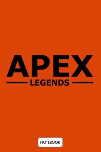 Apex Legends Notebook: 6x9 120 Pages, Diary, Matte Finish Cover, Planner, Journal, Lined College Ruled Paper