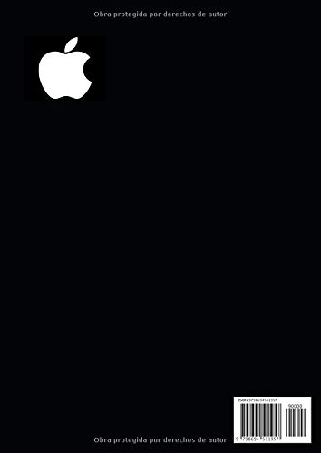 APPLE A4: LIBRETA CUADERNO A4 APPLE NEGRA CUADRICULADA (Cuadernos Valentia)